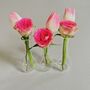 Glass Flower / Bud Vase ~ Set Of Three, thumbnail 5 of 8