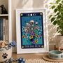 Tarot Dog Mum Print Gift, thumbnail 4 of 9