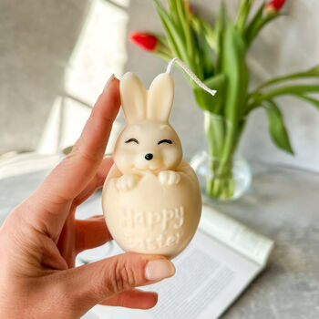 Easter Bunny Soy Wax Candle, 3 of 4