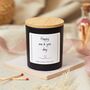 Happy Me And You Day Anniversary Candle Gift For Her, thumbnail 5 of 10