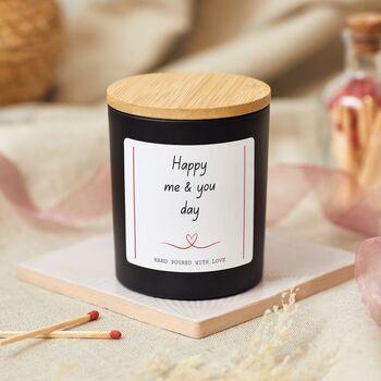 Happy Me And You Day Anniversary Candle Gift For Her, 5 of 10