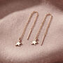 Personalised Star Charm Pull Through Earrings, thumbnail 3 of 7