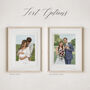 Engagement Gift Custom Couple Portrait Painting Hand Drawn From Photo, thumbnail 6 of 11