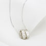 Personalised Silver Narrative Scroll Necklace, thumbnail 2 of 8