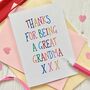 Thanks For Being A Great Grandma Card, thumbnail 2 of 2