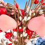 Valentine's Red And Pink Heart Shape Twig Wreath, thumbnail 2 of 10