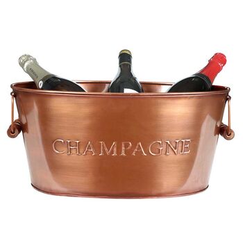 Contemporary Copper Champagne Bucket, 2 of 7