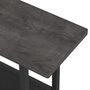 Retro H Shaped Narrow Side Table End Table, thumbnail 6 of 9