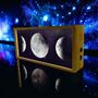 Wooden Light Box Night Light Moon Phases, thumbnail 2 of 6