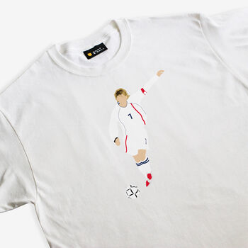 David Beckham England Football T Shirt, 4 of 4