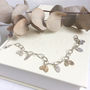 Silver And Gold Petals Bracelet, thumbnail 3 of 5