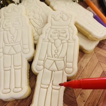 Nutcracker Christmas Eve Gift Biscuit Decorating Kit, 7 of 10