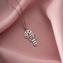 'Sweet Christmas' Candy Cane Birthstone Necklace, thumbnail 10 of 11