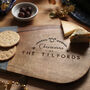 Personalised Christmas Wood And Slate Cheese Board, thumbnail 6 of 7