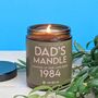 Personalised Funny Men's Scented Vegan Candle, thumbnail 4 of 5
