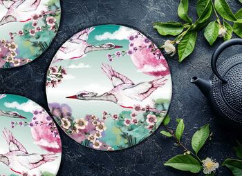Flight Of The Heron Japanese Bone China Plate Small, 2 of 4