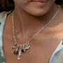 Tiger Charm Necklace, Sterling Silver Or Gold Plated, thumbnail 10 of 11