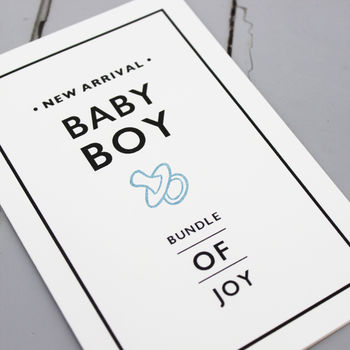 New Baby Boy Card, 3 of 4