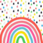 Children's Rainbow Personalised Blanket, thumbnail 3 of 5