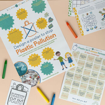 Children's Eco Activity Box: Plastic Isn't Fantastic, 2 of 11