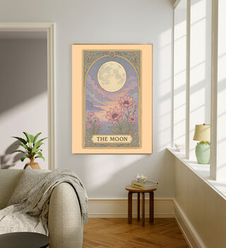 Set Of Two Moon And Star Tarot Card Art Prints, 4 of 4