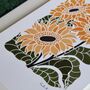 Sunflower Joy Bloom Art Print, thumbnail 5 of 6