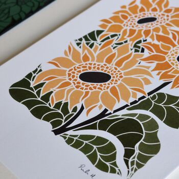 Sunflower Joy Bloom Art Print, 5 of 6