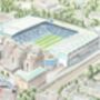 Chelsea Fc Stamford Bridge Study Two Stadium Print, thumbnail 2 of 3