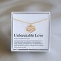 Unbreakable Love Necklace – Christmas Gift For Sister, Mum, Friend, thumbnail 1 of 11