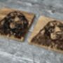 Set Of Two Cocker Spaniel Coasters, thumbnail 1 of 3