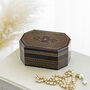 Burford Brass Inlayed Jewellery Box, thumbnail 4 of 7