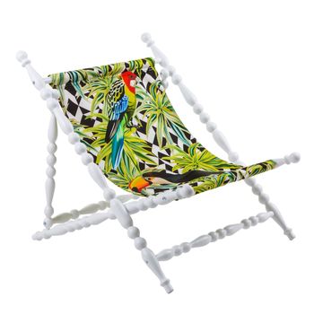 Folding Deckchair With Parrot Design, 3 of 7