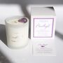 February Birthstone Amethyst Crystal Candle, thumbnail 3 of 6