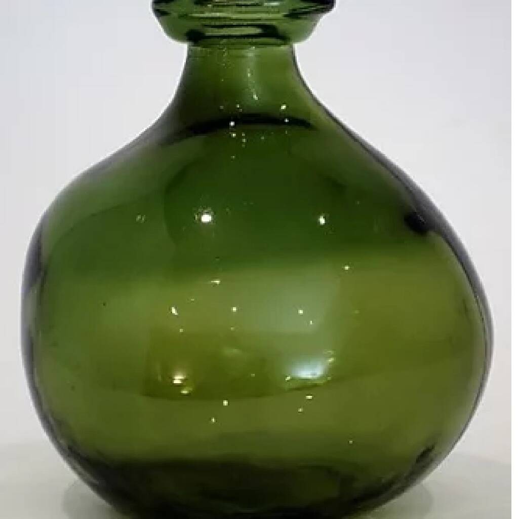 Recycled Glass Vase 18cm Blown Glass Ten Colours By The Recycled