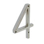 Brass Bee Premium House Numbers In Nickel Five Inch, thumbnail 6 of 11