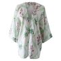 Floral Pink Palm Tree Print Cotton Summer Jacket, thumbnail 5 of 5