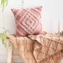 Rose Geo Textured Cushion, thumbnail 2 of 2