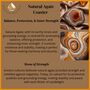 Natural Calm : Candle And Crystal Agate Set, thumbnail 3 of 4