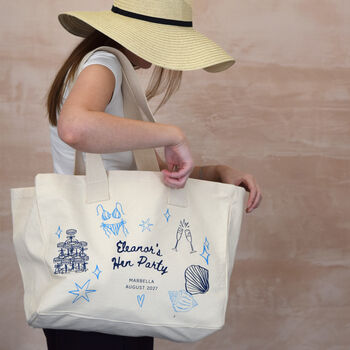 Personalised Hen Party Beach Bag, 3 of 4