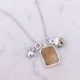 The Trio' Citrine Necklace, Sterling Silver, thumbnail 3 of 9