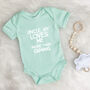 Loves Me More Than Personalised Babygrow, thumbnail 6 of 10