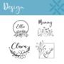 Personalised Floral Design Wine Glass, thumbnail 2 of 5
