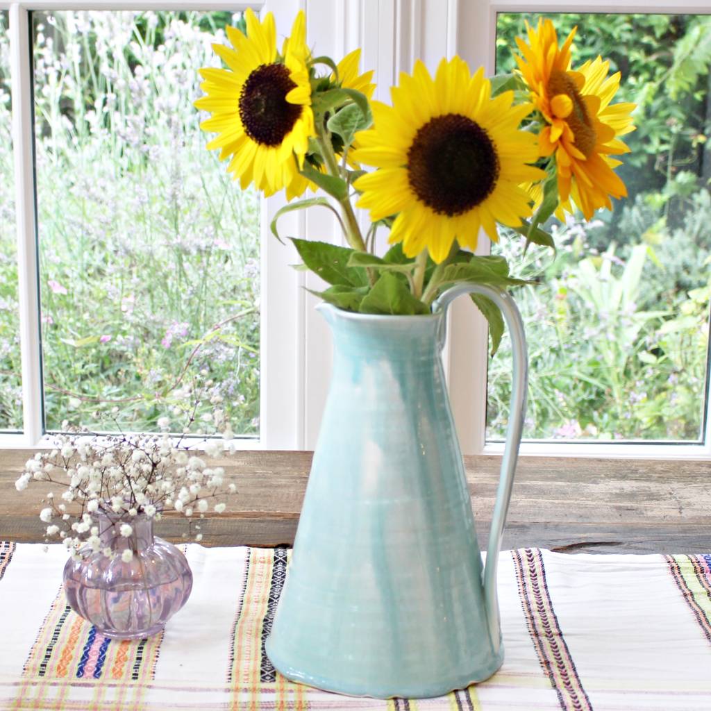 Hand Thrown Water And Flower Jugs By Gemma Wightman Ceramics