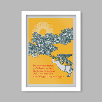 Cloudbusting Music Poster Print, 2 of 4