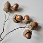 Pair Of Acorn Clusters For Christmas And Autumn Décor, thumbnail 3 of 4