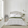 Lexington Olive Green Two Line Sateen Bed Linen, thumbnail 8 of 12
