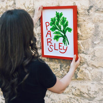 Parsley Herb Print From An Original Painting, 2 of 11
