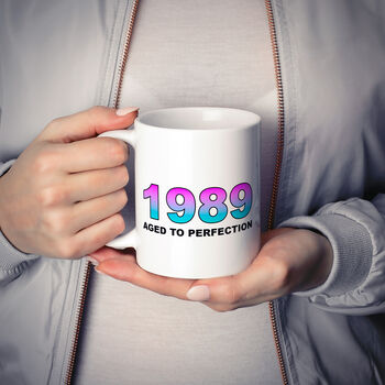 Personalised Birth Year Mug Birthday Gift, 2 of 4