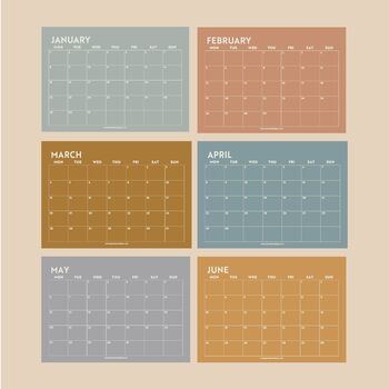 2024 Desk Calendar | Surf Minimalist, 8 of 9