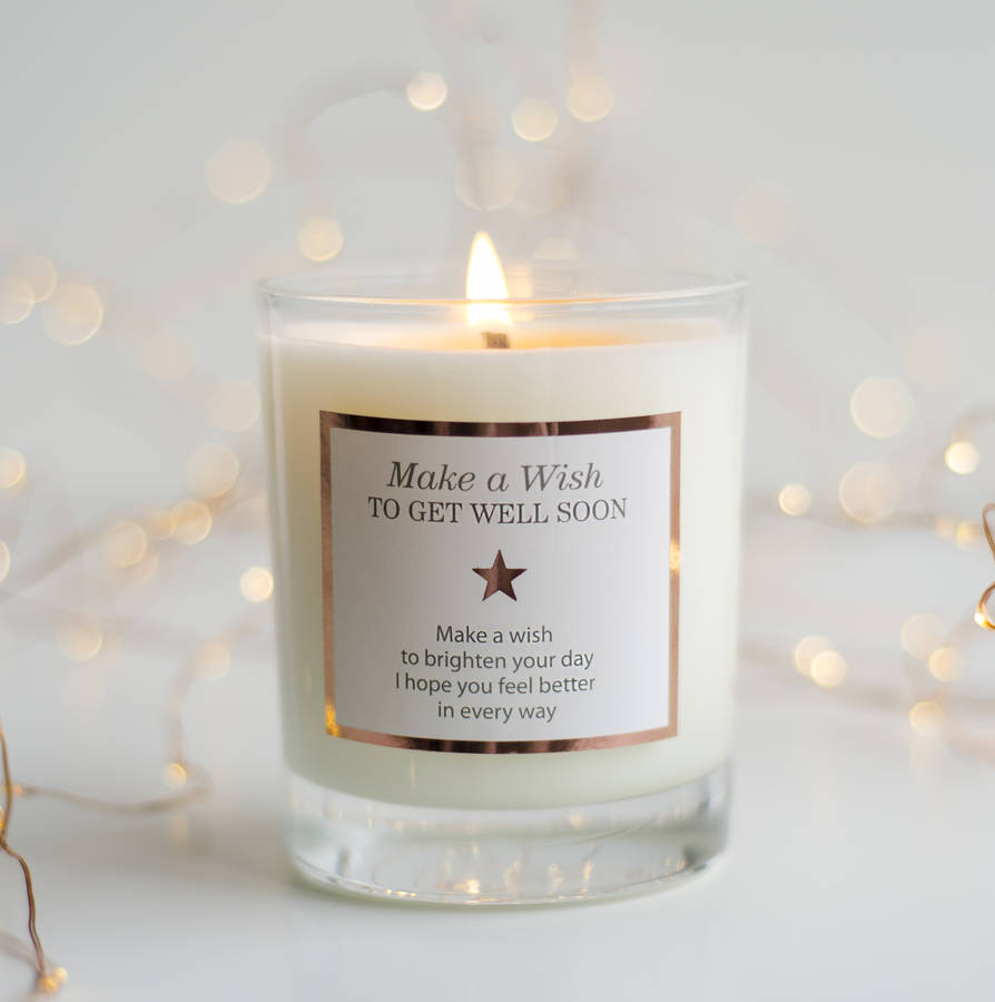 'make a wish to get well soon' candle by make a wish candle company ...